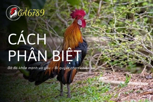Cách Phân Biệt Gà Đá Khỏe Mạnh Và Yếu – Bí Quyết Lựa Gà Đá